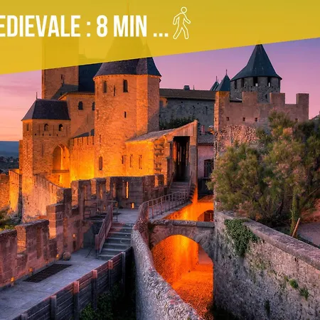 别墅 La Maison Blanche 5*, Piscine & Vue Cite Medievale *